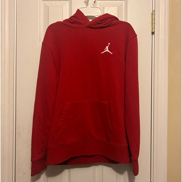 Jordan MJ Brooklyn Big Kids' Fleece Pullover Hoodie Sz L - Picture 2 of 10